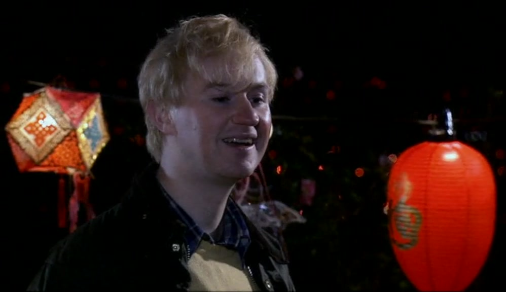 - IT'S CURLY. - WHAT'S THE MATTER WITH HIM? 