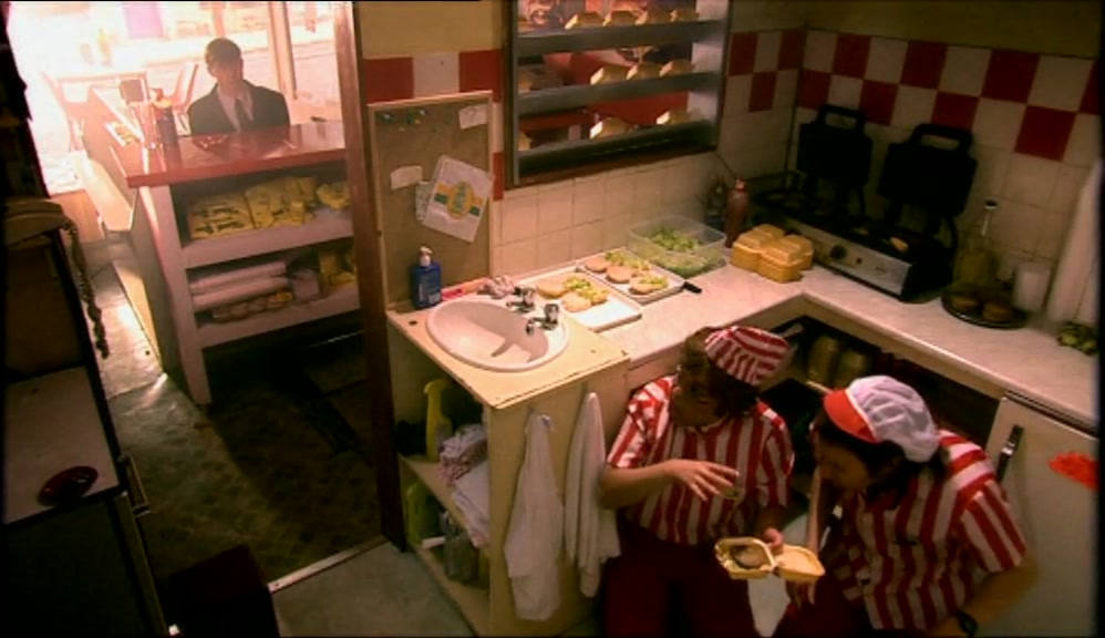 UM...DO YOU WANT MUSTARD WITH YOUR VEGEBURGER? 