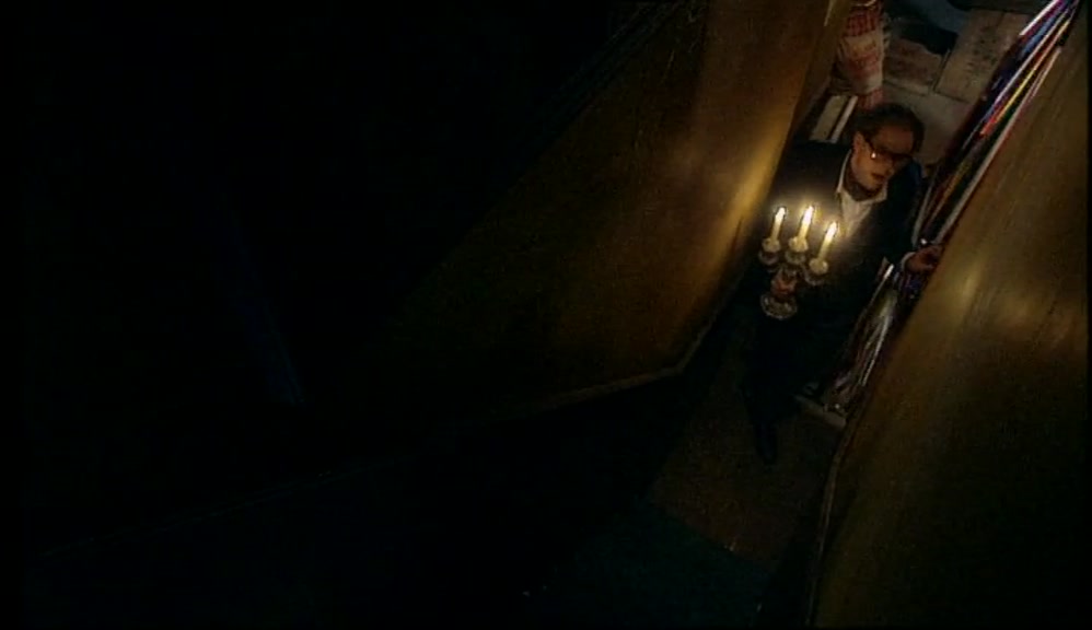 WE KEEP DAVID UPSTAIRS.  