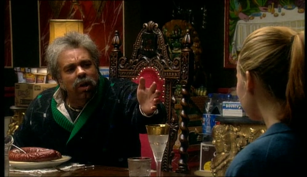 YOU, PATRICA, WITH YOUR FINE SKIN AND...SHAPELY BOSOM! 
