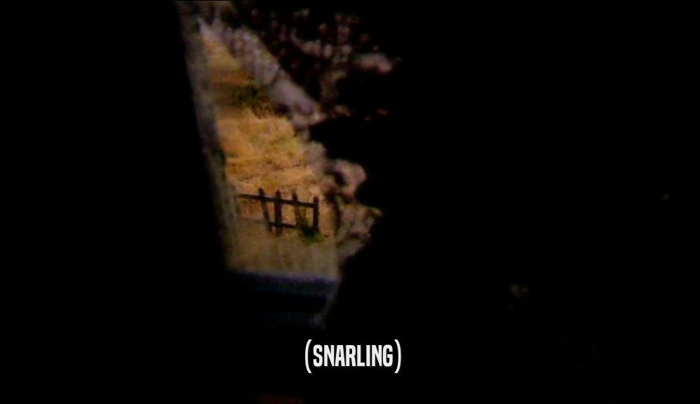 (SNARLING)  