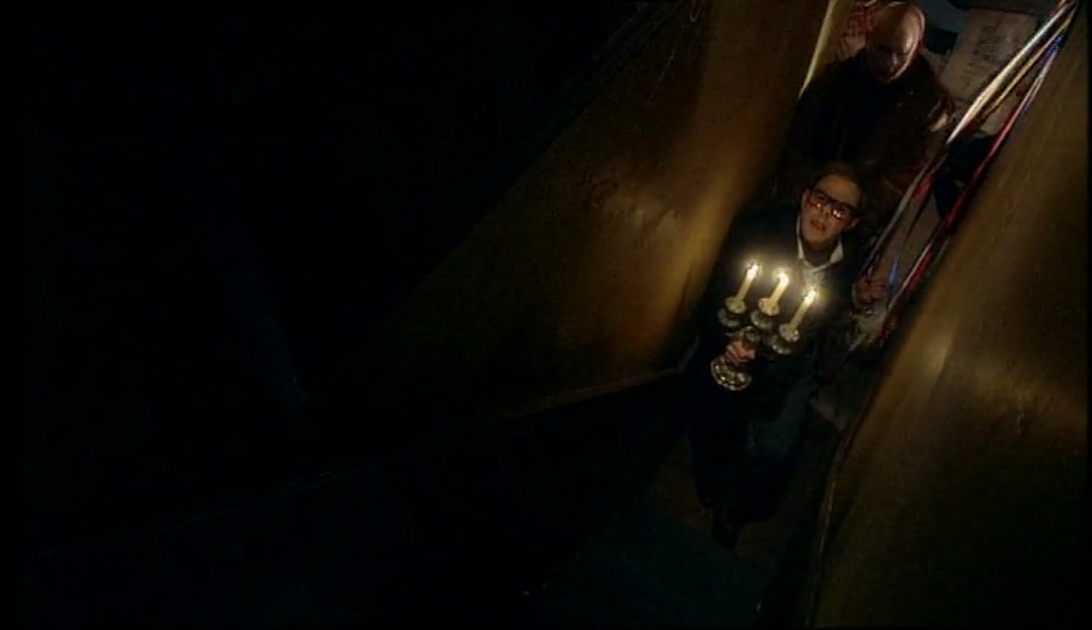 WE KEEP DAVID UPSTAIRS.  