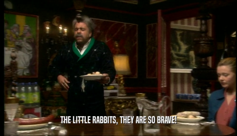 THE LITTLE RABBITS, THEY ARE SO BRAVE!  