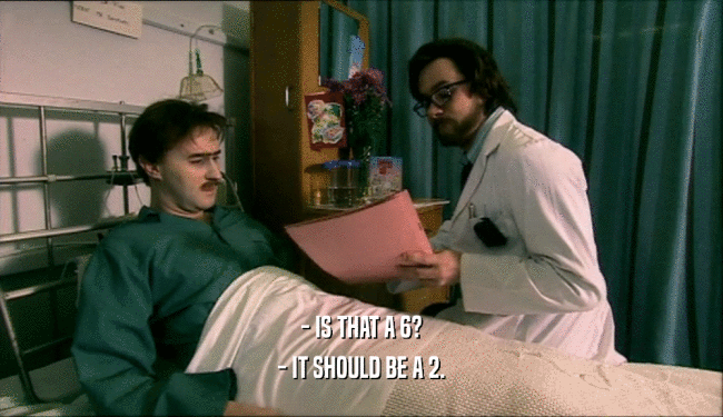 - IS THAT A 6? - IT SHOULD BE A 2. 