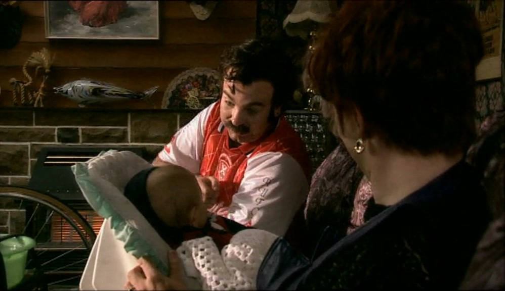 HELLO! HELLO, JADE, PLEASED TO MEET YOU! SORRY, I'VE GOT WET HANDS. 