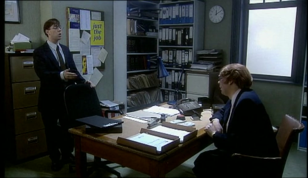 LOOK FOR OTHER WORK, LOOK AT THE BOARDS DOWNSTAIRS. 