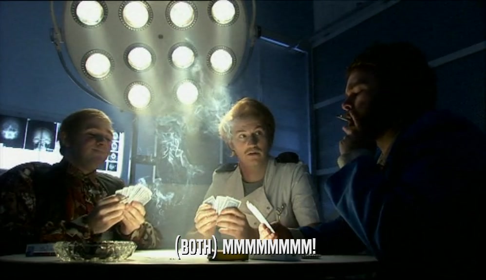 (BOTH) MMMMMMMM!  