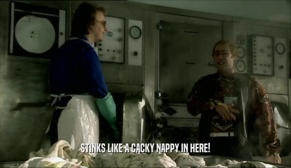 STINKS LIKE A CACKY NAPPY IN HERE!  