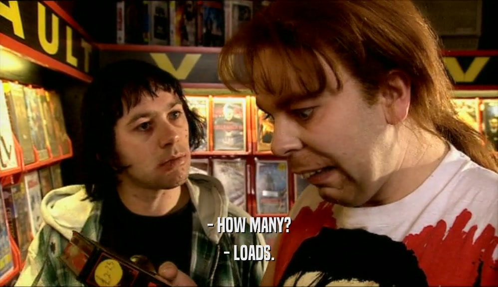 - HOW MANY? - LOADS. 