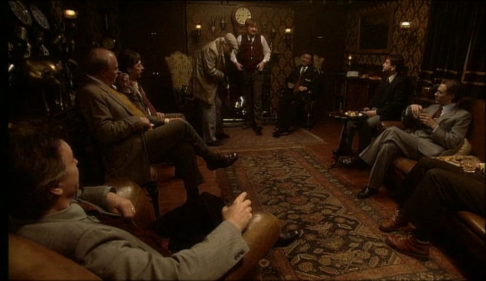RIGHT...NOW WE'RE ALL FINALLY CONVENED. 