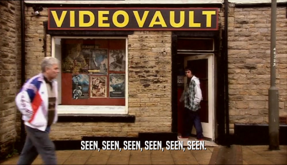 SEEN, SEEN, SEEN, SEEN, SEEN, SEEN.  