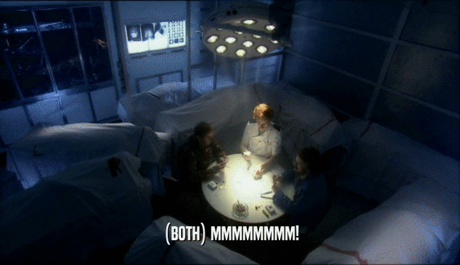 (BOTH) MMMMMMMM!  