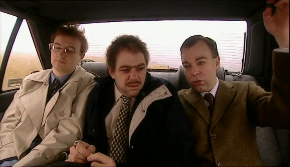 ALL THE TOP BRASS FROM HEAD OFFICE COME DOWN FOR A BIT OF MALE BONDING. 