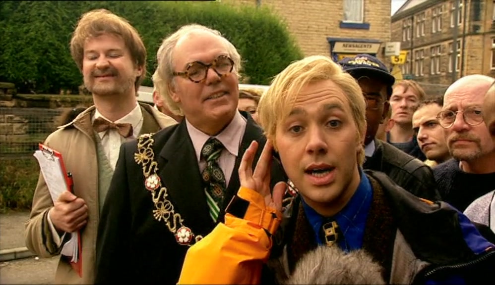 THANK YOU. I'M JOINED BY THE MAYOR OF ROYSTON VASEY, LARRY VAUGHN. 