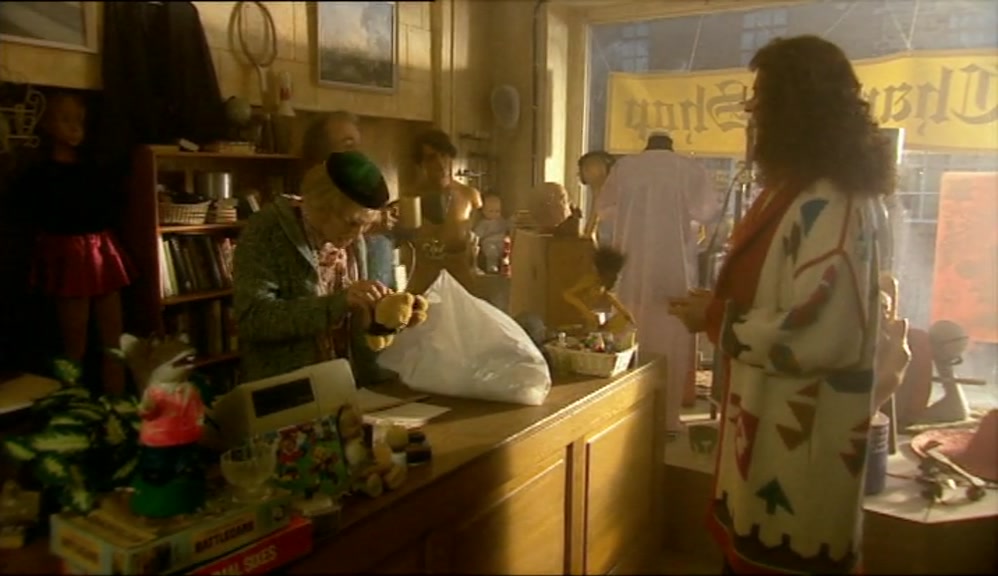 - SPECIAL MARK? - HERE WE ARE, DEAR. TWO TEAS. 