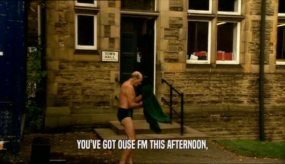 YOU'VE GOT OUSE FM THIS AFTERNOON,  
