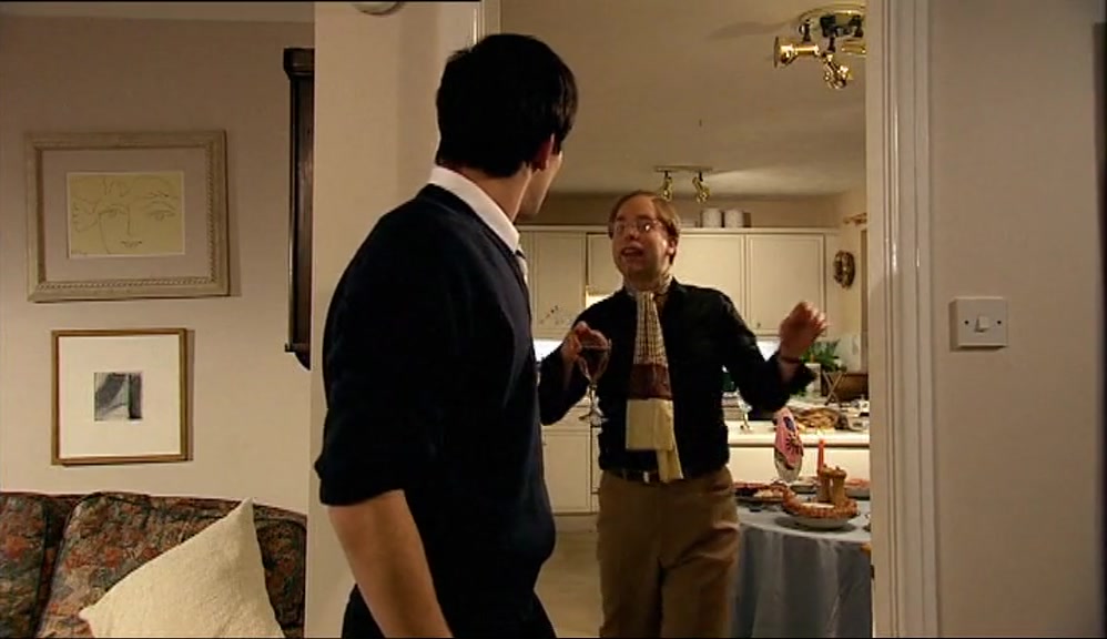 WE ARE HAVING A PARTY. SIT DOWN.  