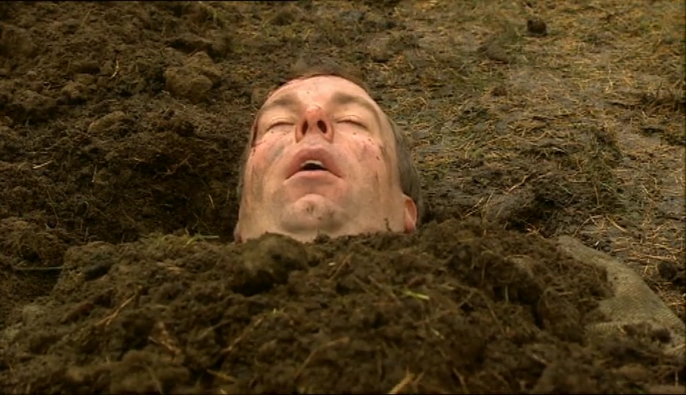 HE'S ALIVE. OH, GEOFF, THANK GOD, HE'S ALIVE. QUICK, GET HIM OUT. 