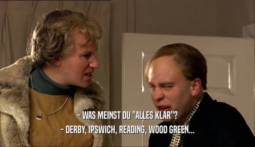 - WAS MEINST DU 