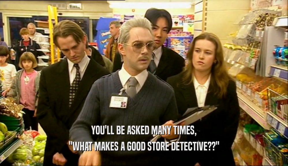 YOU'LL BE ASKED MANY TIMES, 
