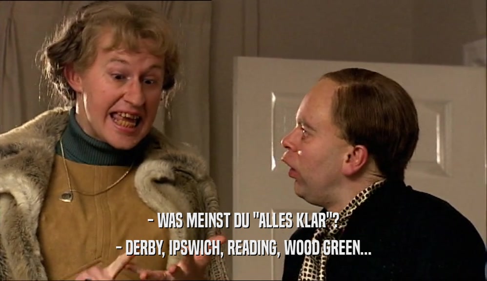 - WAS MEINST DU 