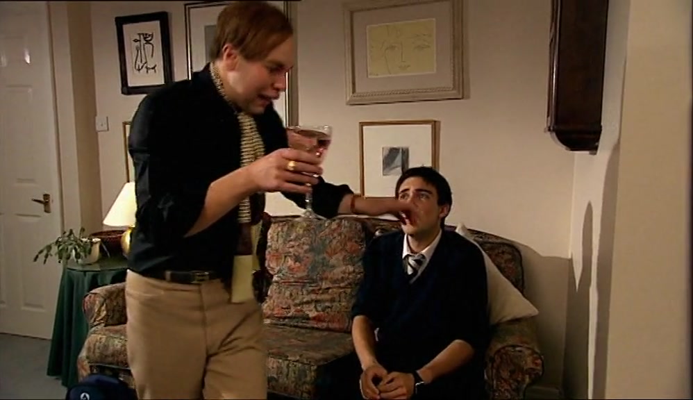 WE'VE BEEN NAUGHTY BOYS TO DRINK SO MUCH WINE.  
