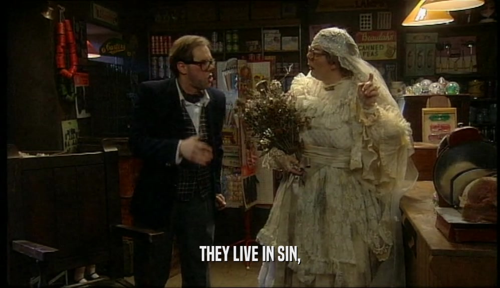 THEY LIVE IN SIN,  