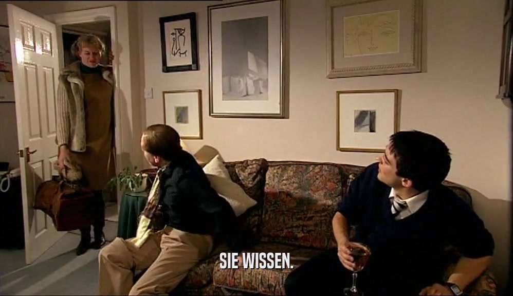 SIE WISSEN.  