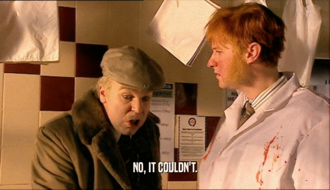 NO, IT COULDN'T.  