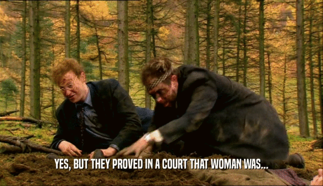 YES, BUT THEY PROVED IN A COURT THAT WOMAN WAS...
  