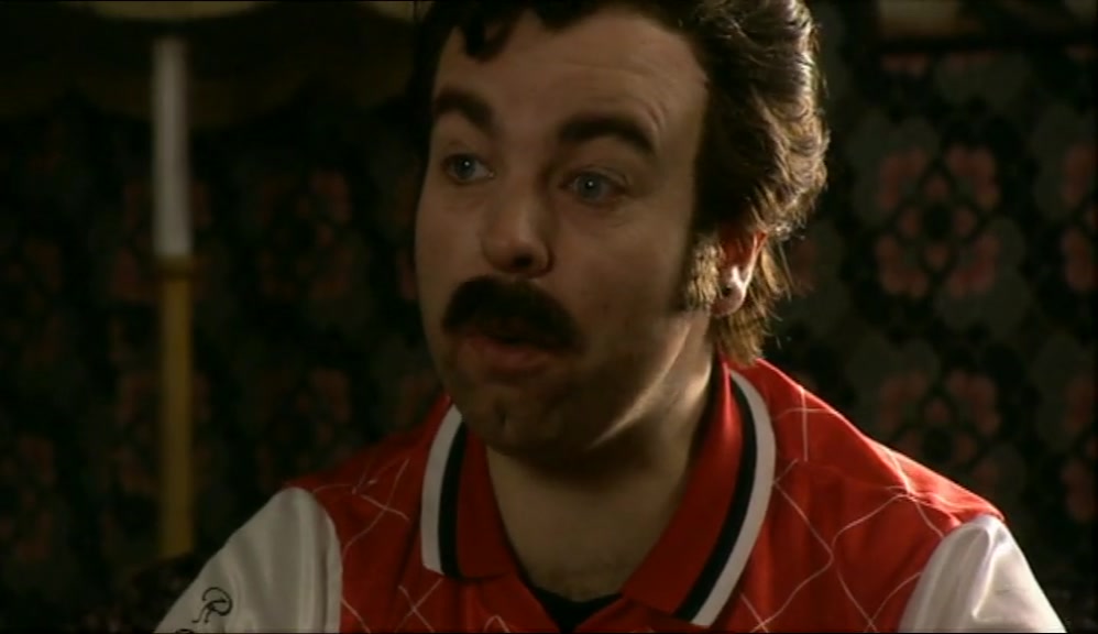 I'M NOT THE ONE THAT NEEDS GLASSES, TONY! SHE IS! 