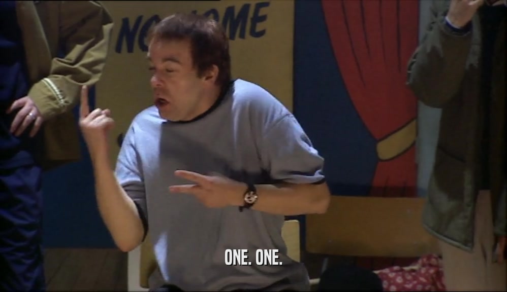 ONE. ONE.  