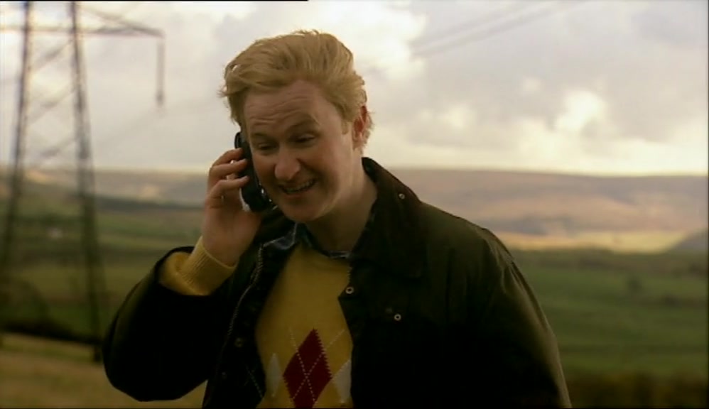 HE'S HERE. DO YOU WANT A WORD? (CRACKLING) 