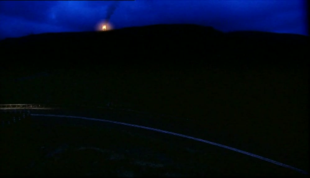 (HERR LIPP) OH, LOOK. A BONFIRE IN ROYSTON VASEY. 