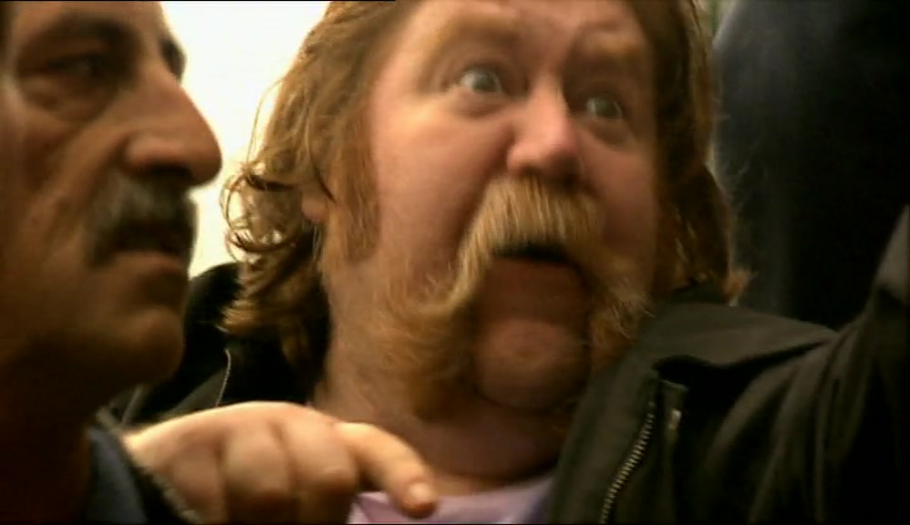 I'LL GIVE YOU A NOSEBLEED, MATE!  