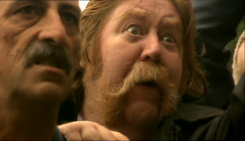 I'LL GIVE YOU A NOSEBLEED, MATE!  