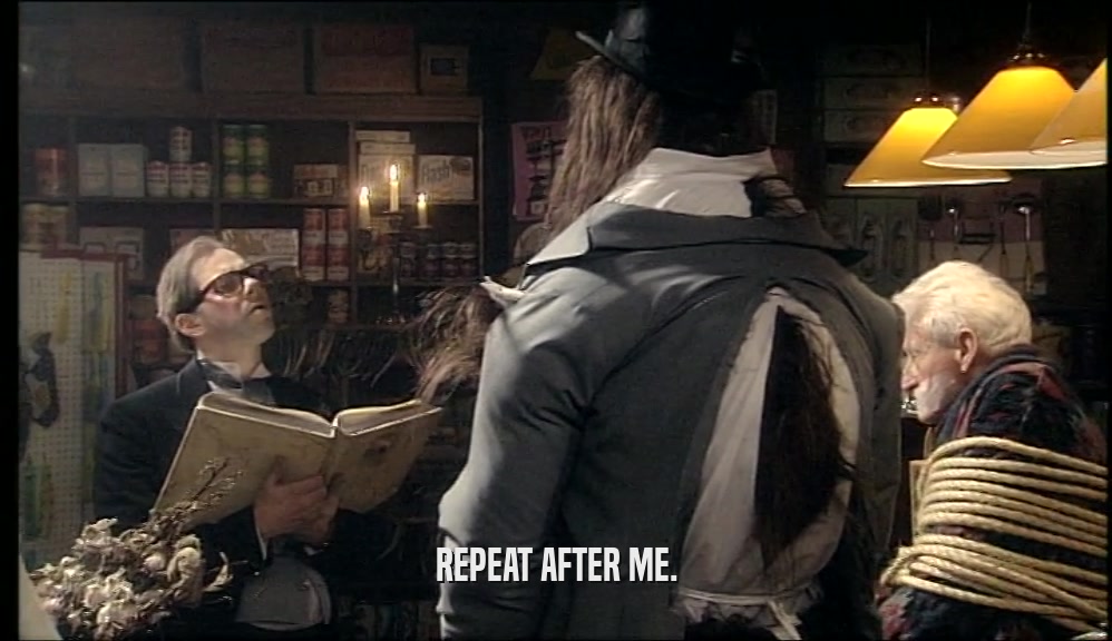 REPEAT AFTER ME.  