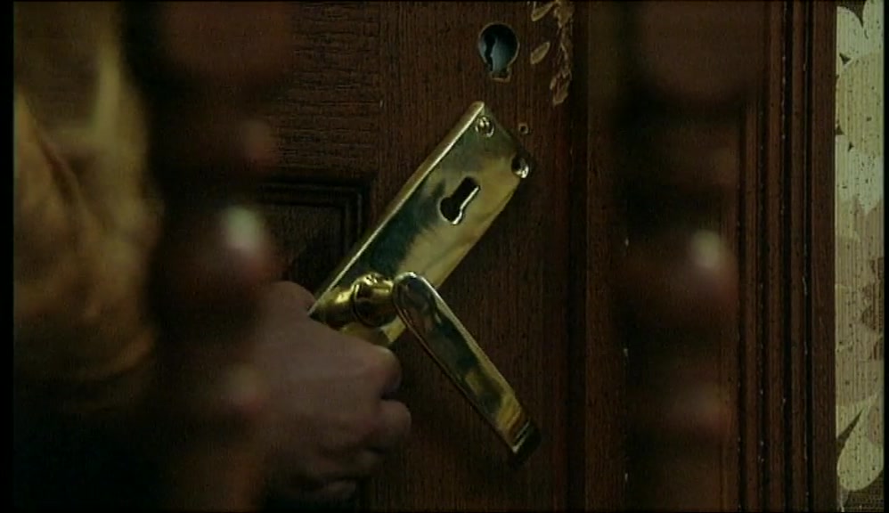 - HE'S GONE! - THIS LOCK'S BEEN FORCED. 
