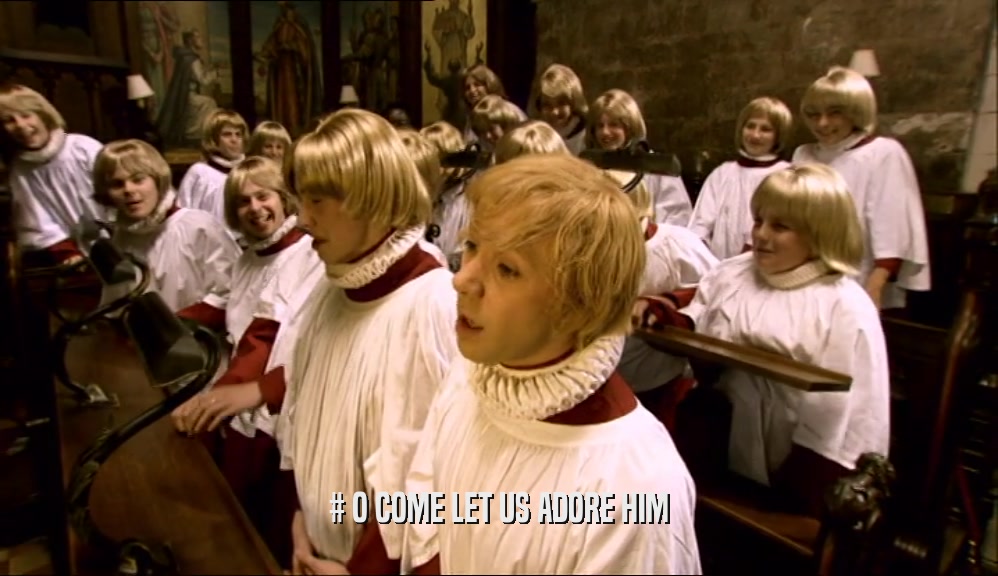 # O COME LET US ADORE HIM  