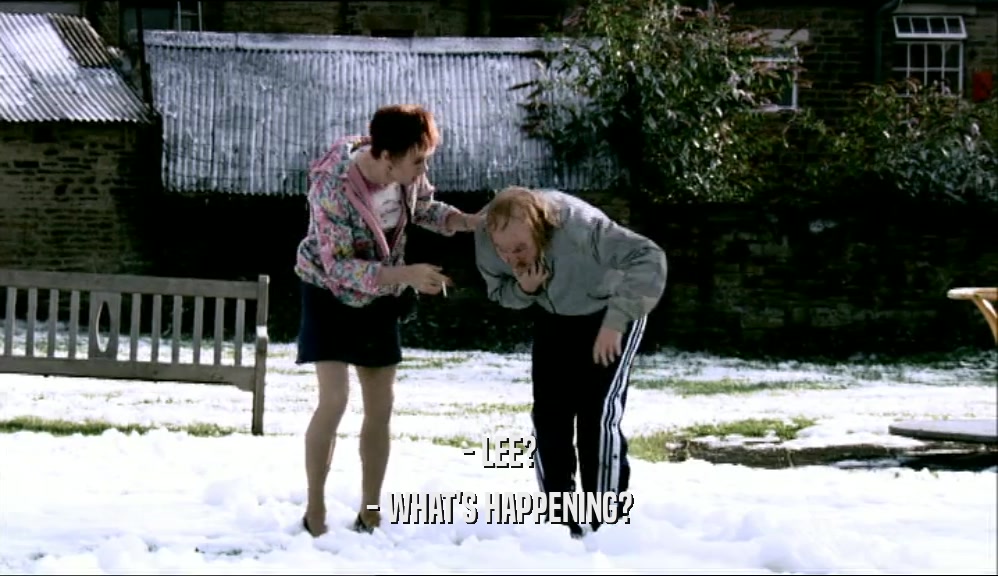 - LEE? - WHAT'S HAPPENING? 