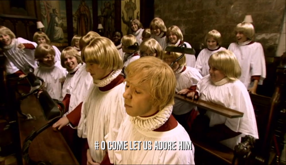 # O COME LET US ADORE HIM  