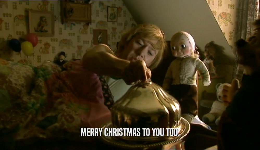 MERRY CHRISTMAS TO YOU TOO.  