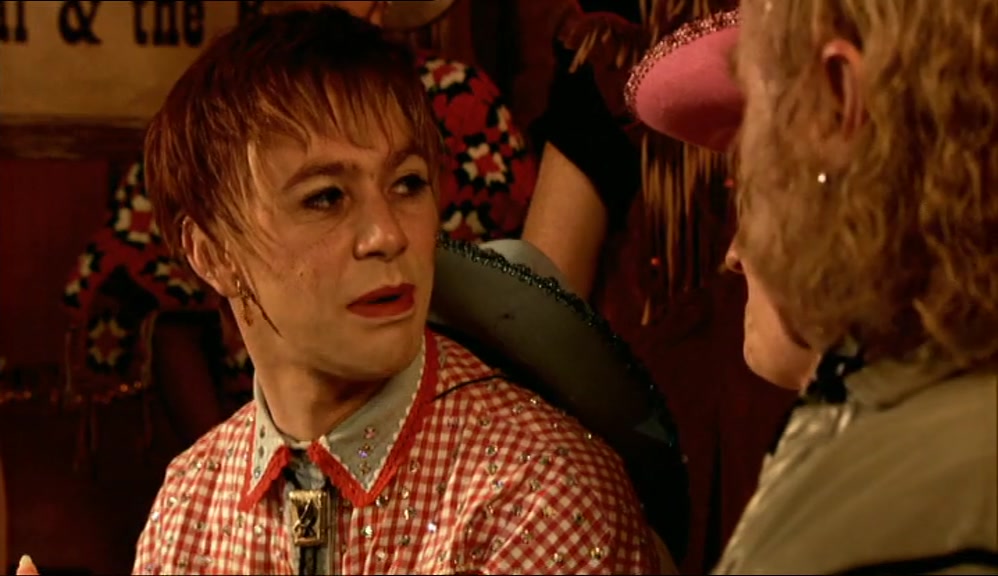 I THINK YOU'RE RIGHT, DONNA. THAT'S PUT AN END TO PINKY'S LINE DANCING. 