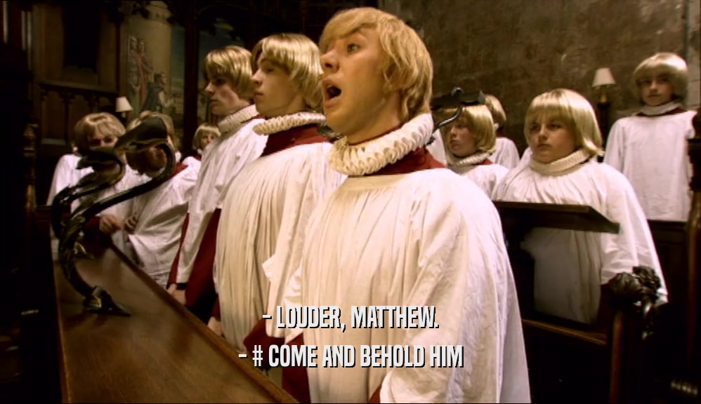 - LOUDER, MATTHEW. - # COME AND BEHOLD HIM 