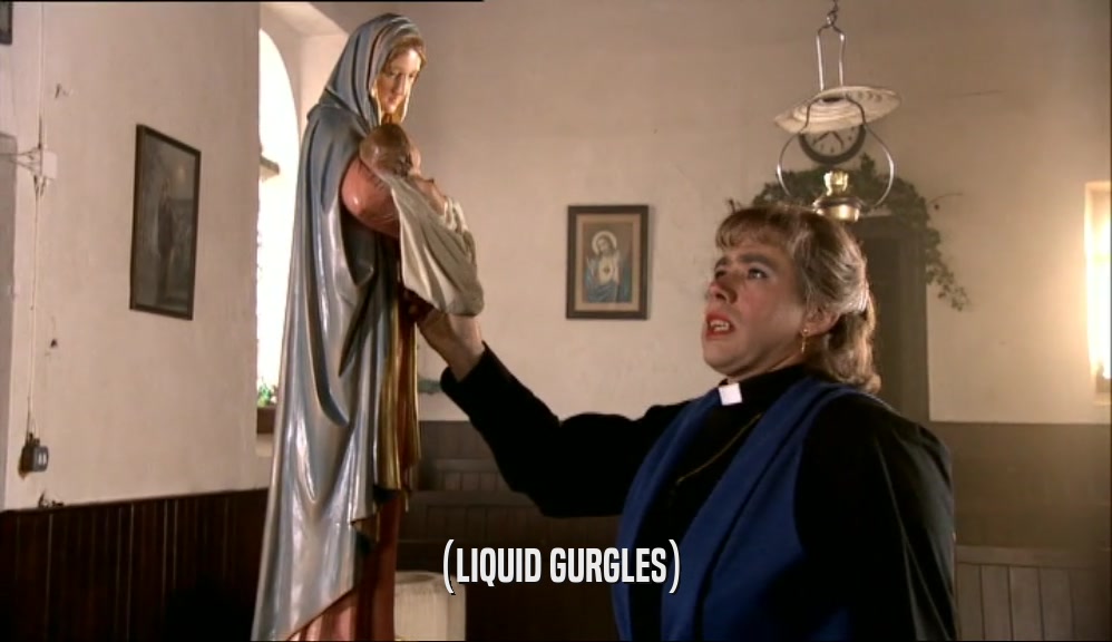 (LIQUID GURGLES)  