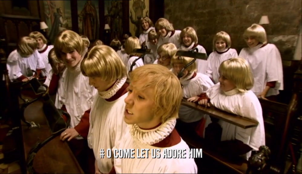 # O COME LET US ADORE HIM  