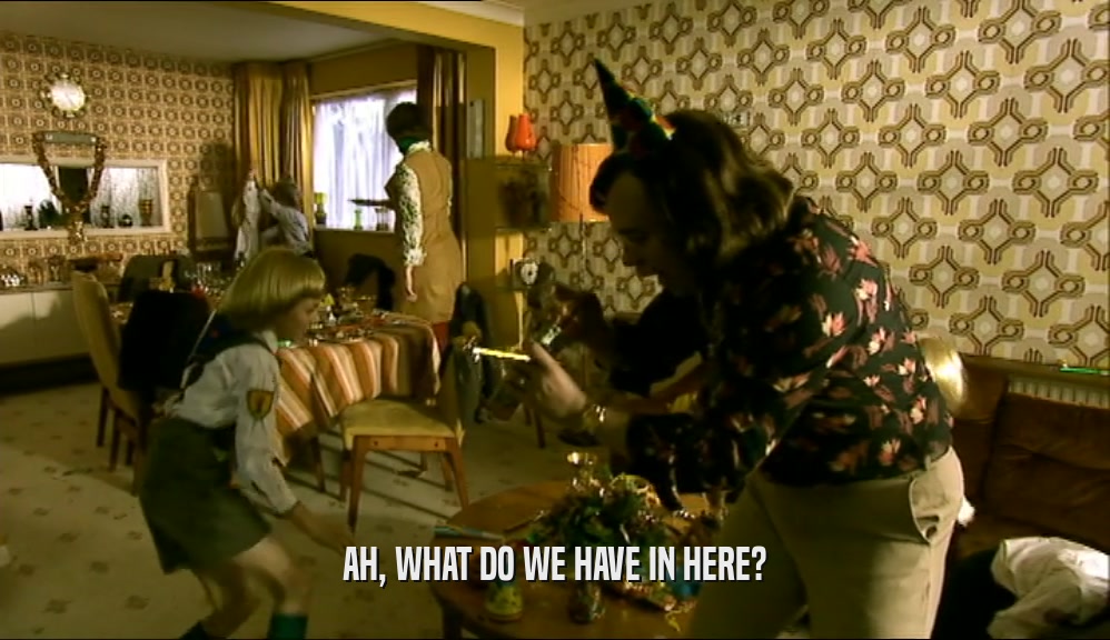 AH, WHAT DO WE HAVE IN HERE?  