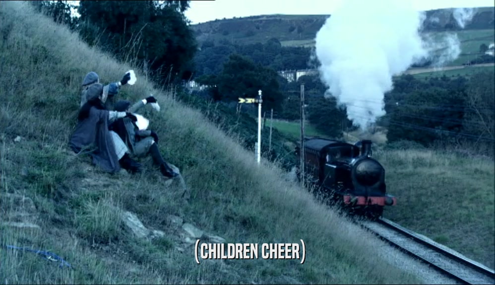 (CHILDREN CHEER)  