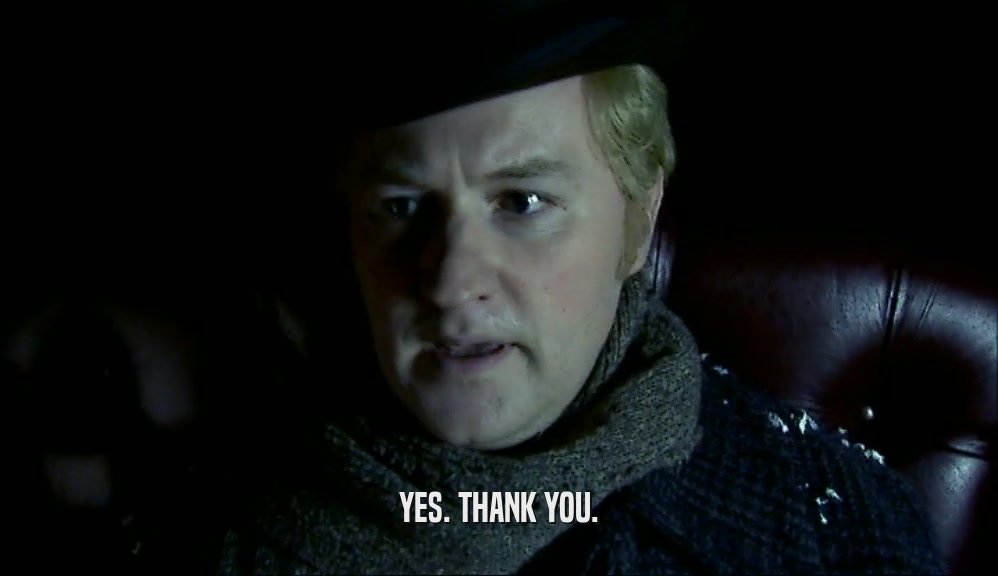 YES. THANK YOU.  