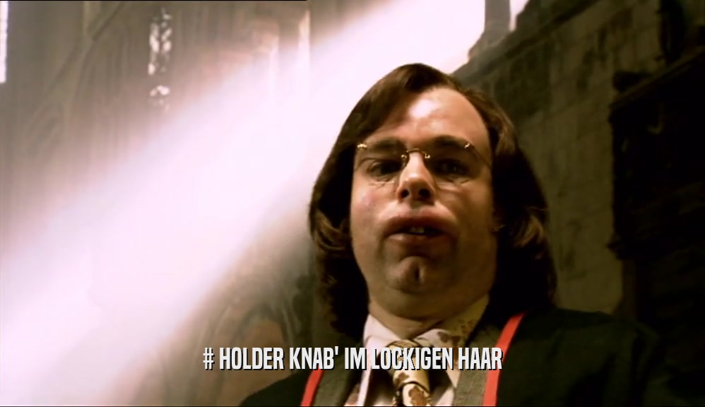 # HOLDER KNAB' IM LOCKIGEN HAAR  